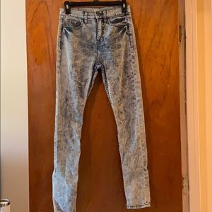 Urban outfitters acid wash, high waisted jeans